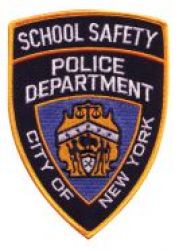 NYPD (New York Police Dept.) SCHOOL SAFETY Shoulder Patch